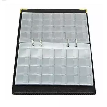 Книга для хранения монет, коллекция памятных монет, папка для книг, папка для коллекции, может вмещать разноцветные пустые монеты