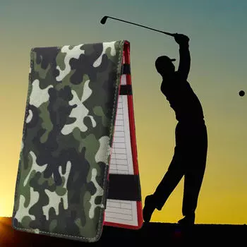 Книга для подсчета очков в гольфе, держатель для аксессуаров для подсчета очков в ярдах