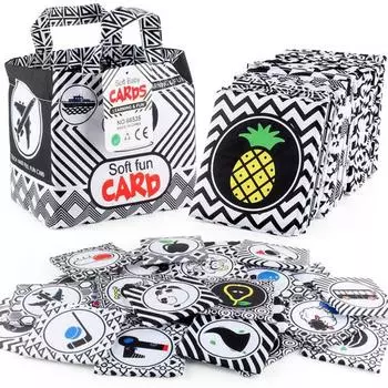 Книга для раннего развития детей, обучающая игрушка для малышей с буквами и цифрами, интерактивные карточки с алфавитом для дошкольников, мягкая книга для малышей 1 Set