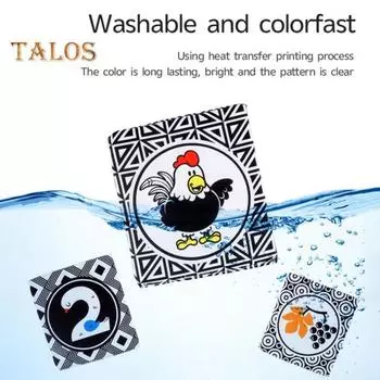 Книга для раннего развития детей, обучающая игрушка для малышей с буквами и цифрами, интерактивные карточки с алфавитом для дошкольников, мягкая книга для малышей 1 Set