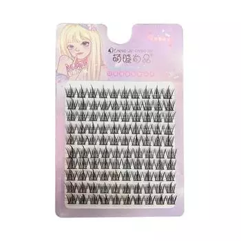 Книга для ресниц из пшеницы, 10 рядов накладных ресниц большой емкости, натуральные толстые фотографические комические ресницы 12MM