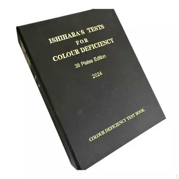 Книга для тестирования на дефицит цвета, исчезающий дизайн, многоцелевая, 21x16 см, портативная для детей и взрослых, для глаз