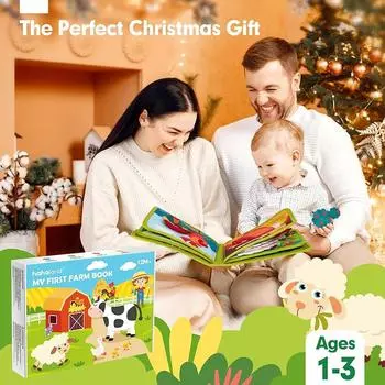 Книга Felt Busy Книга Felt Quiet Книга Green Cow Farm Книга Felt Quiet Книга Baby Early Education Книга