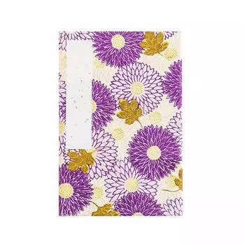 Книга Госюин, дизайн периода Хайбара, печатная красная почтовая книга Тиёгами, ручная работа мастеров, японский узор большого размера, меха, 47 страниц, хризантема