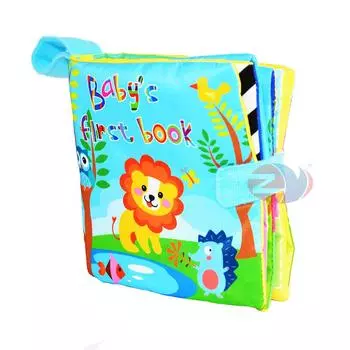Книга из мягкой ткани с наклейками для новорожденного, чтобы выучить азбуку, цвета, цифры животных, изучение слов, геометрические фигуры Монтессори, папка для занятий