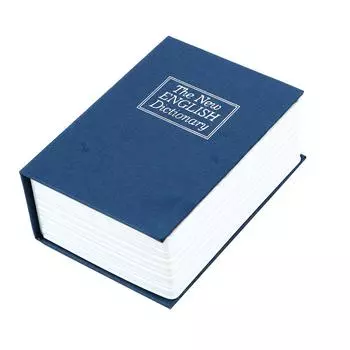 Книга Экономия денег со скрытым секретным безопасным замком Творческий словарь Монета Копилки Депозитная коробка Подарок на день рождения для детей красный