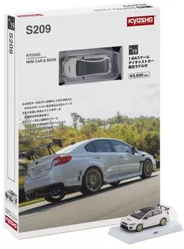 КНИГА KYOSHO MINI CAR Subaru S209 Белый K07124W &