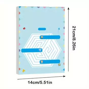 Книга-лабиринт Монтессори, Детская игра-лабиринт на концентрацию внимания, Книга-игрушки для раннего развития детей