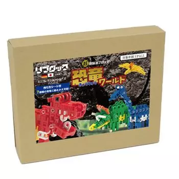Книга Loan LiVELOCK Dinosaur World Authentic Educational Block 358 Pieces Популярный набор для рекомбинации динозавров 7 типов