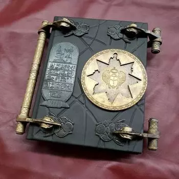 Книга мертвых мумия Древний Египет украшения ручной работы аксессуары для домашнего декора Книга мертвых ящик для хранения no keys золотой