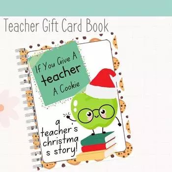 Книга открыток - Если вы подарите учителю книгу с печеньем, Подарочная книга с благодарностью учителю, Подарки учителям с полноцветными страницами, Книга для учителя своими руками One Size
