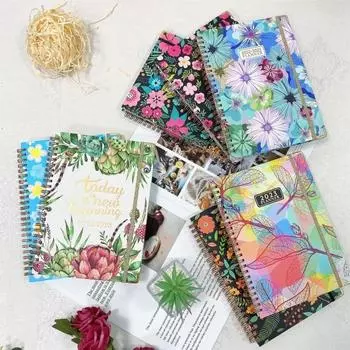 Книга расписаний, многофункциональная эффективность, ручное управление временем 2023, формат A5 с переплетом, еженедельник-планировщик, офисные принадлежности H