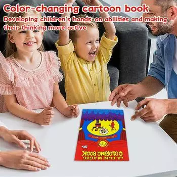 Книга с мультфильмами (красный Маленький) Нет Персонажи Книга Дети Реквизит One Size