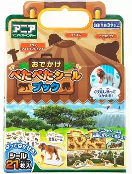 Книга с наклейками Ginpo Outing Petapeta Ania Gincho Sangyo TT-PBAF