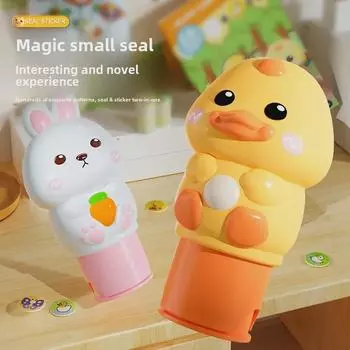 Книга с наклейками и штампами Magic Seal для детей 3-6 лет: Творческие награды для мальчиков и девочек