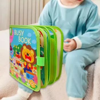 Книга с заданиями из фетра Интерактивная наклейка Развивающая игра для детей Подарки Animal