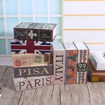 Книга-словарь, секретный сейф, сейф для денег, наличные, ювелирные изделия, замок Tour Eiffel Type