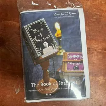 Книга Теней Хэллоуин вышивка вдоль комплекта материалов Готический крест вышитая книга Хэллоуин вышивка набор для взрослых
