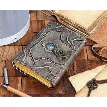 Книга заклинаний Фокус-Покус Пустая книга заклинаний Книга теней Украшения для Хэллоуина в помещении Лучшие подарки на Хэллоуин Украшения на Хэллоуин. 7 x 5 in