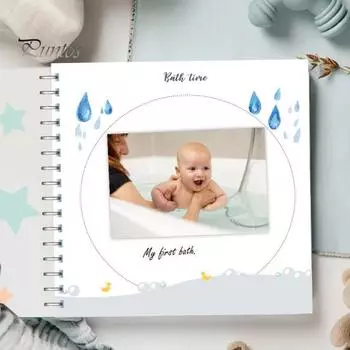 Книга записей о росте ребенка Наклейки для скрапбукинга Сказочный альбом с вехами развития ребенка Сделай сам Дружественный скрапбукинг для развития ребенка C