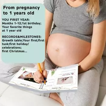 Книга записей о росте ребенка Наклейки для скрапбукинга Сказочный альбом с вехами развития ребенка своими руками C