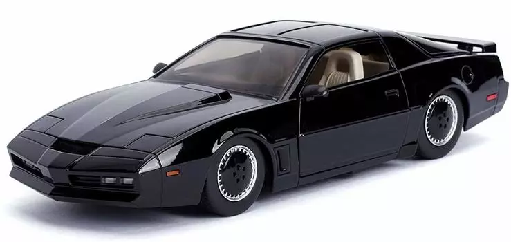 Сканер Knight 2000 с подсветкой 1/24 KITT. (Рыцарь Райдер) (Ночной Мигалка) чёрный