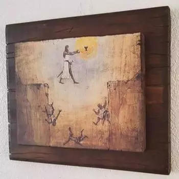 Knight-leap Leap of Faith Replica Indiana-jones Indiana-jones Painting Living Room Painting