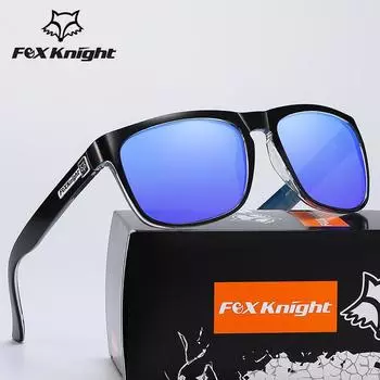 + Knight + новые поляризованные спортивные солнцезащитные очки для женщин, модные велосипедные солнцезащитные очки для мужчин, очки высокой четкости для рыбалки Dark Blue