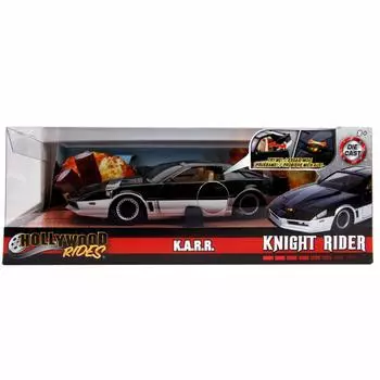 KNIGHT RIDER 2019 JADA TOYS METALS HOLLYWOOD RIDES KARR Scale DIE CAST LED Mini Car 124 LIGHT-UP [Предмет]
