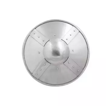 Knight Templar Crusader Shield 18G Steel LARP