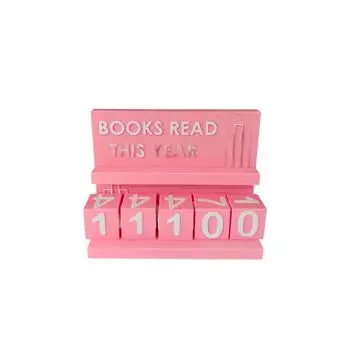 Книги для чтения в этом году для постановки задачи этого года, счетчик книг, подарок-вызов для книголюбов One Size