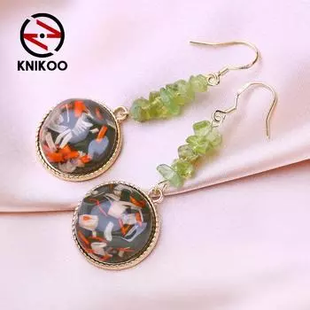 KNIKOO большие серьги для женщин, модные жемчужные серьги, ювелирные изделия для свадьбы, невесты, вечерние серьги, подарки A золотой