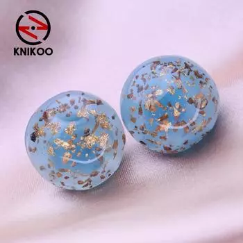 KNIKOO круглые серьги для женщин, модные серьги-гвоздики, ювелирные изделия для свадебной вечеринки, подарки, серьги A