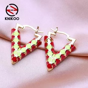 KNIKOO серьги-клипсы для женщин, модные серьги, ювелирные изделия для свадебной вечеринки, подарки, серьги A