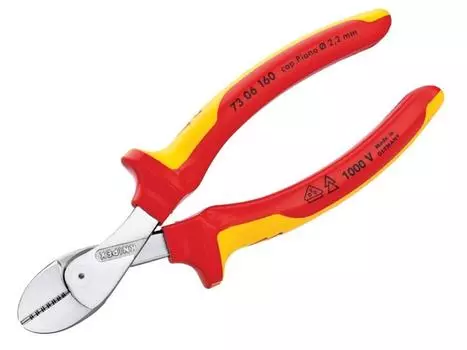 Knipex 73 06 160 SB Compact Diagonal Cutters X-Cut VDE-tested in blister packaging