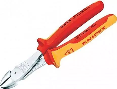 Knipex 74 06 180 SB High Leverage Diagonal Cutters 7,09 VDE-tested in blister packaging