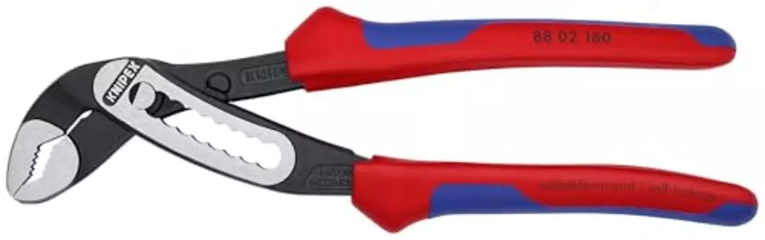 KNIPEX - 88 02 180 Tools - Alligator Water Pump Pliers, Multi-Component (8802180)