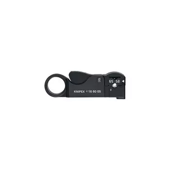 KNIPEX Coaxial Cable Stripper 1660-05 RG58/59/62(SB)