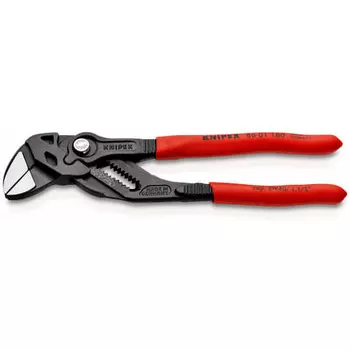 KNIPEX KNIPEX 8601-180SB Плоскогубцы гаечный ключ с пластиковым покрытием рукоятка 8601-180SB