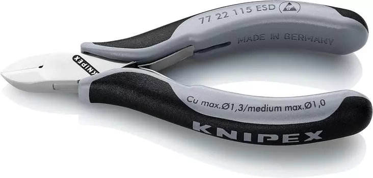 KNIPEX KNIPEX ESD прецизионные кусачки 115 мм 7722115ESD