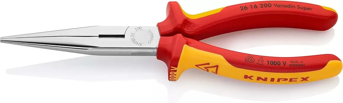 KNIPEX KNIPEX Изолированные 1000 В длинные радиочастотные клещи 200 мм 2616200