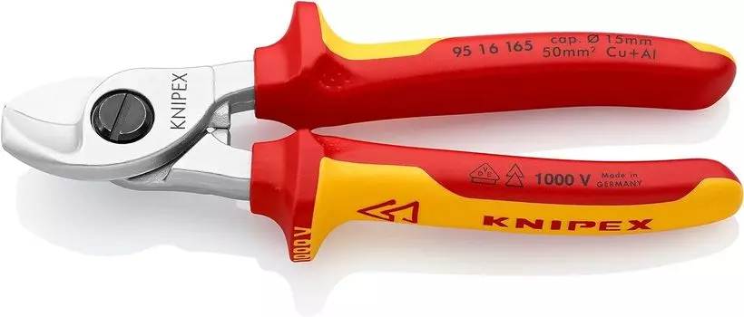KNIPEX KNIPEX Изолированный кабельный резак 1000 В 165 мм 9516165