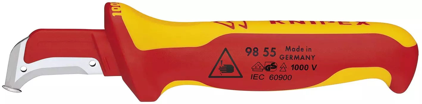 KNIPEX KNIPEX Изолированный нож электрика 155 мм 9855 (Книпекс)