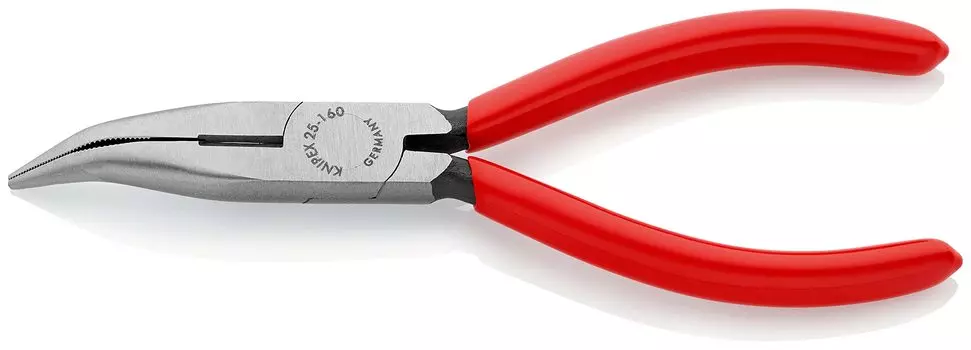 KNIPEX pliers 2521-160 40° bent-nose (SB)