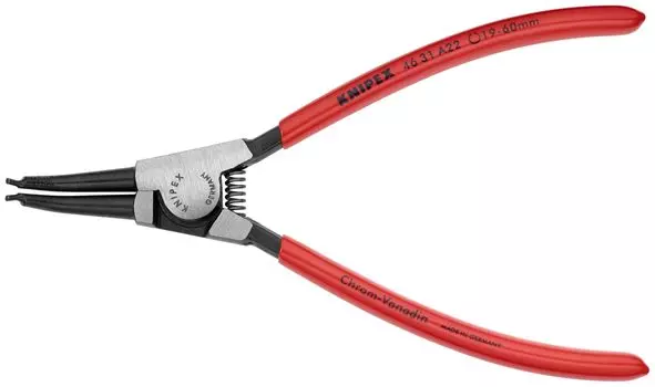 KNIPEX Плоскогубцы для стопорных колец вала Красные 4631-A22 45°