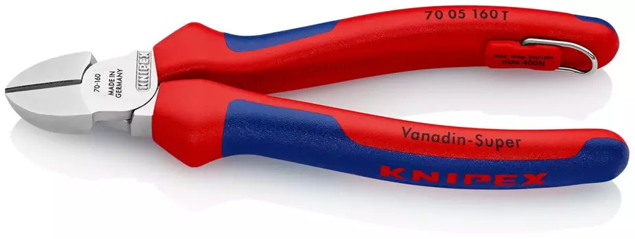 KNIPEX Щипцы электрика для предотвращения падений 160 мм - 7005-160TBK