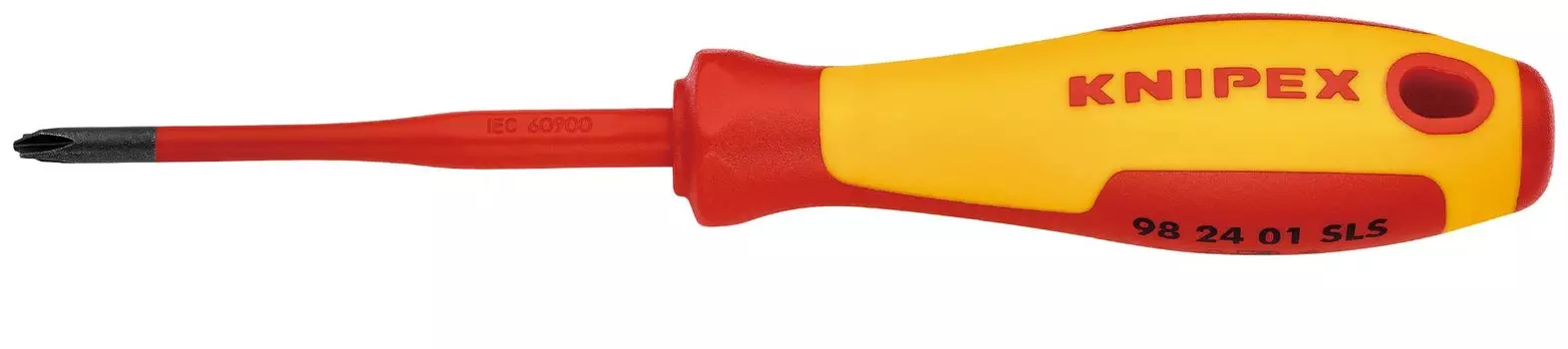 KNIPEX Slim Insulated Screwdriver 9824-01SLS (Phillips/Minus)