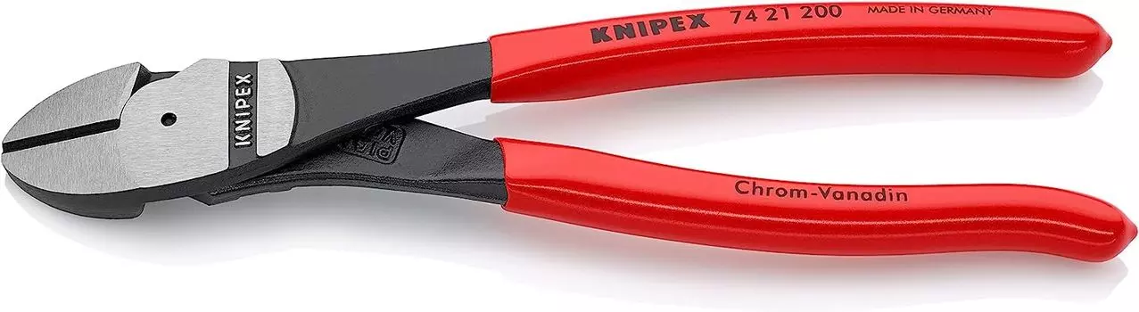KNIPEX Strong diagonal nipper 7421-200 (bent type) (SB)