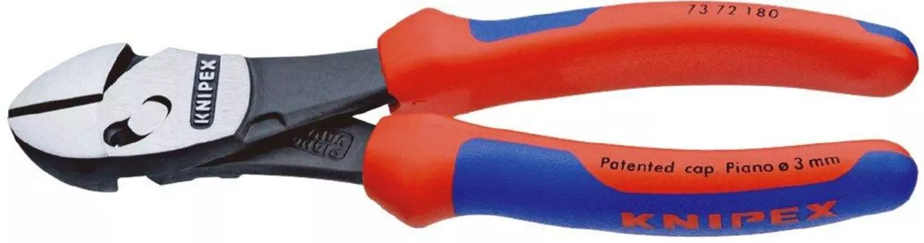 KNIPEX Twin Force Nippers 180mm 7372180BK