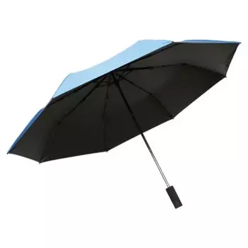 Knirps Blue Folding Umbrella for Both Sunny and Rainy Days Imported Blue U.090 [Regular Product] KNU090-2200 светло-синий